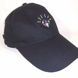 Diamond Black Strap Back